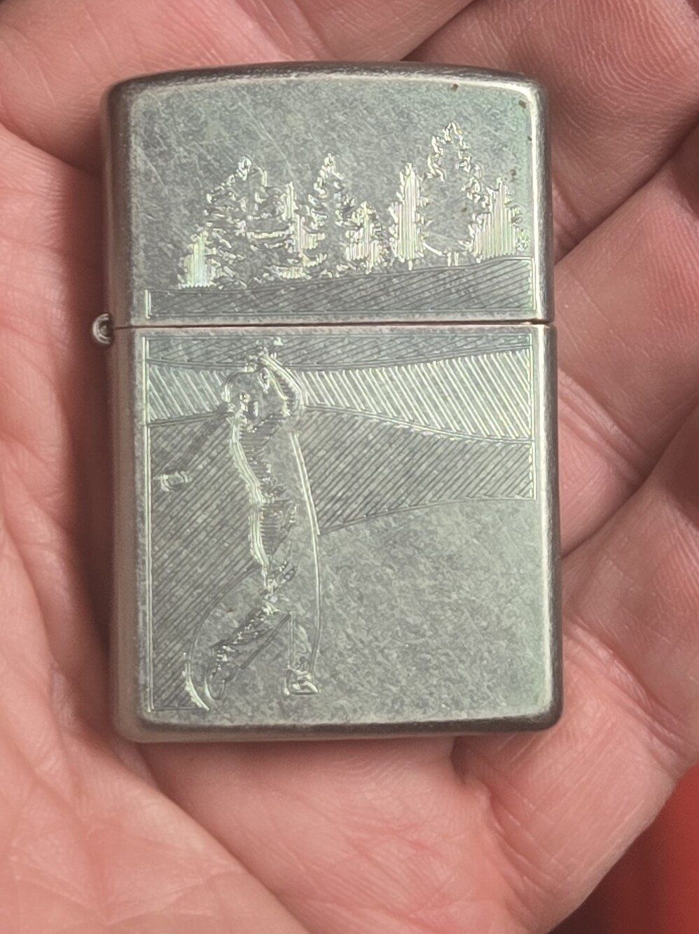 Zippo Golfer Lighter, new never used .